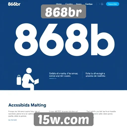 Acessibilidade no site 868br é destaque