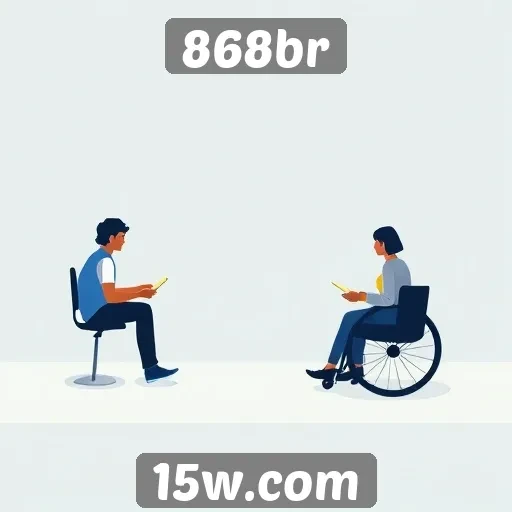 Acessibilidade e inclusão no site 868br