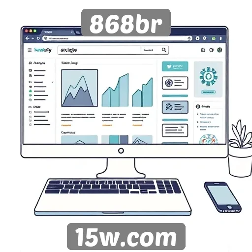 Análise da interface do usuário do site 868br