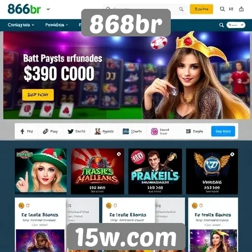 Destaques das promoções do site 868br para jogadores