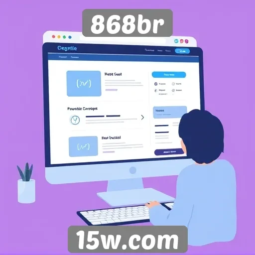 Análise da interface do site 868br